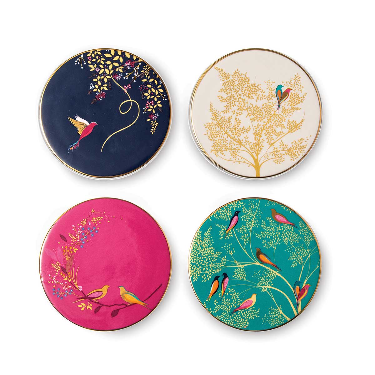 Portmeirion - CERAMIC COASTER SET: SM Chelsea Collection