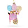 BestPysanky - Cotton Candy Cart Glass Ornament