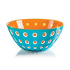 Guzzini - LE MURRINE Large Bowl : 4,33x9,84x9,84 in. / Grey/Yellow