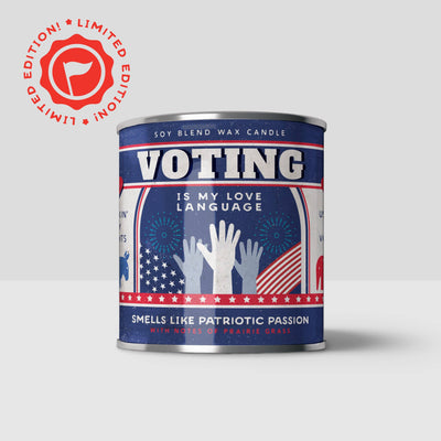 Scents of Accomplishment - Voting is my Love Language 16oz. Candle