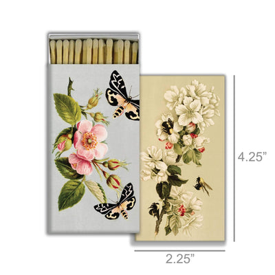 HomArt - Matches - Insects and Floral - White - Tarvos Boutique
