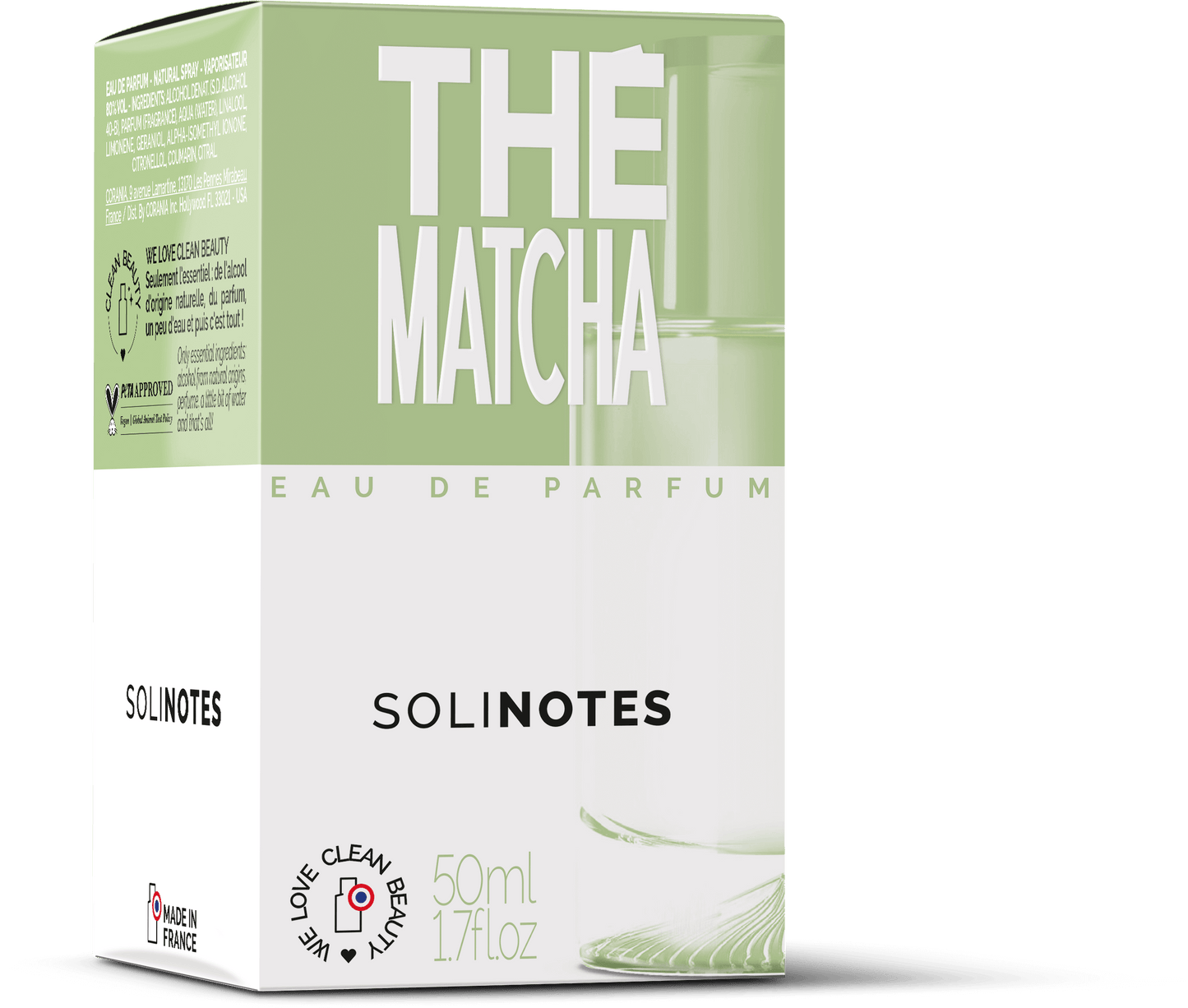 Solinotes - Matcha Tea Eau de Perfume 1.7 oz - CLEAN BEAUTY - Tarvos Boutique