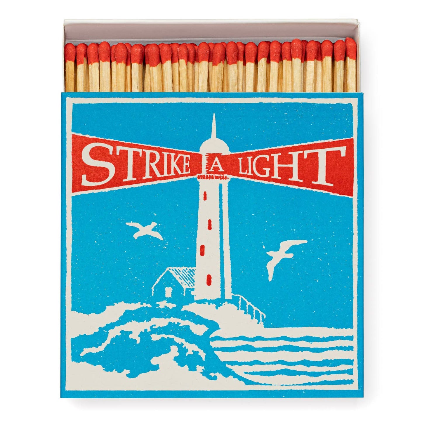 Archivist Gallery - Lighthouse Square Matchbox - 4x4 - 125 matches