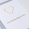 Chez Gagné - Absolute Best Friendship Heart Paperclip Greeting Card