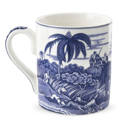 Spode - Blue Room Mug, Indian Sporting 16 Oz