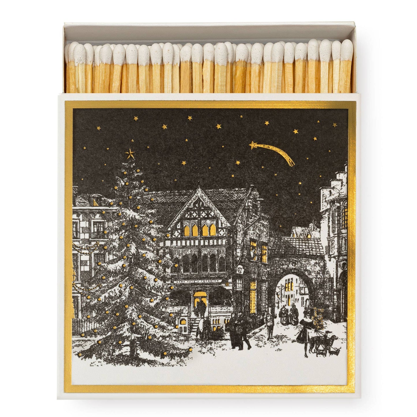 Archivist Gallery - Starry Night | Square - Christmas Safety Matches🎄 - 4x4 - 125 matches