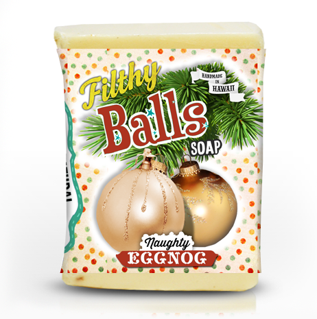 Filthy Farmgirl - Filthy Balls Soap - Eggnog: Large