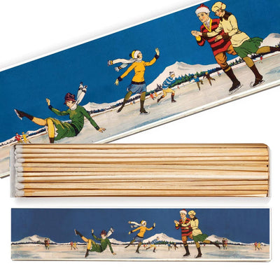 Archivist Gallery - Ice Skating | Long - Christmas Safety Matches 🎄