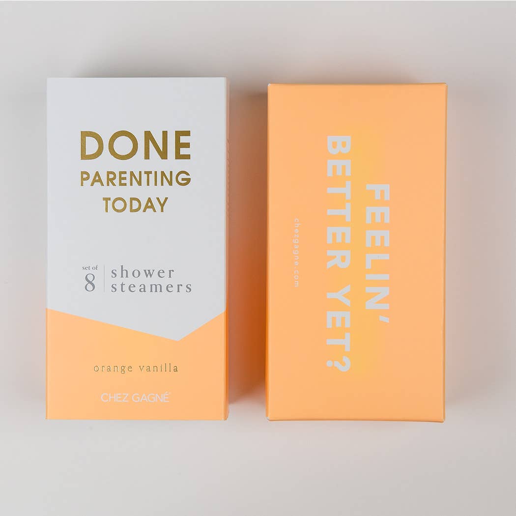 Chez Gagné - Done Parenting Today Shower Steamers - Orange Vanilla