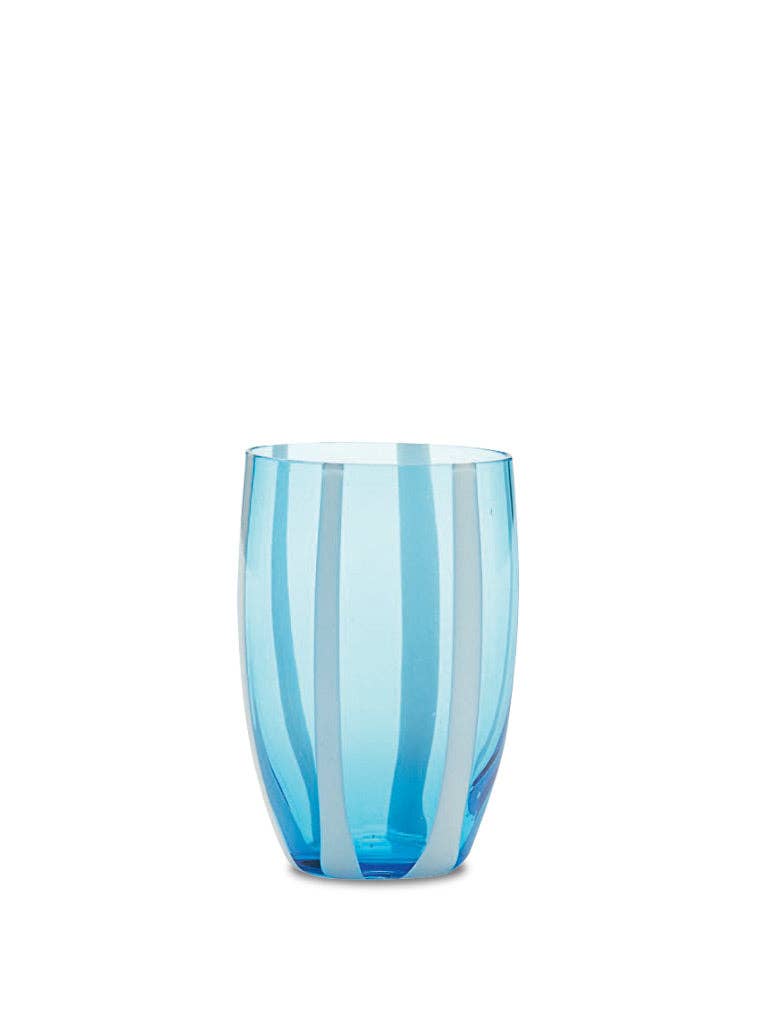 Zafferano America - Gessato tumbler - Aquamarine