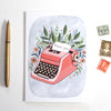 michele maule - Thank You Card - Typewriter