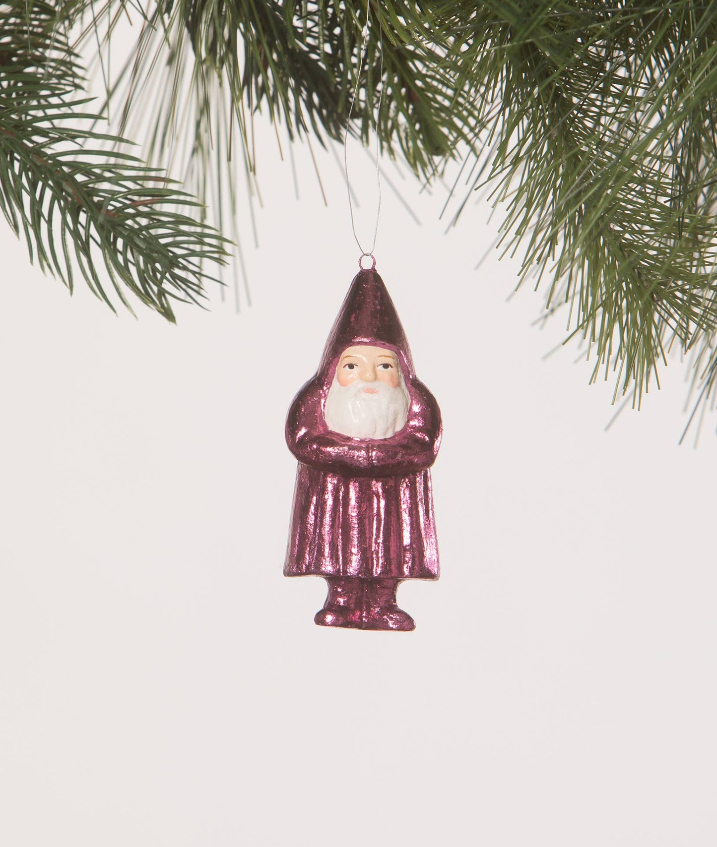 Bethany Lowe Designs - Mini Belsnickle Hot Pink Ornament