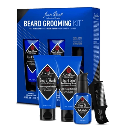 JACK BLACK - Beard Grooming Kit™ with Beard Wash, Beard Lube® Conditioning Shave & Beard Oil - Tarvos Boutique