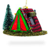 BestPysanky - Shelter in the Woods Blown Glass Ornament