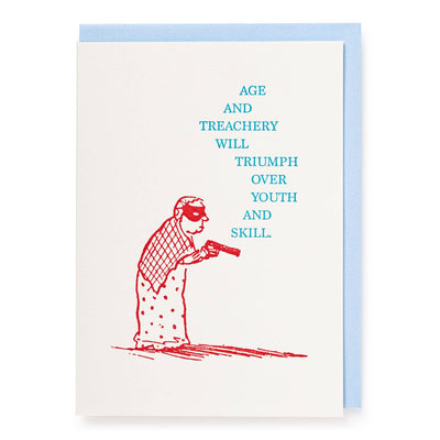 Archivist Gallery - Age and Treachery Greeting Card