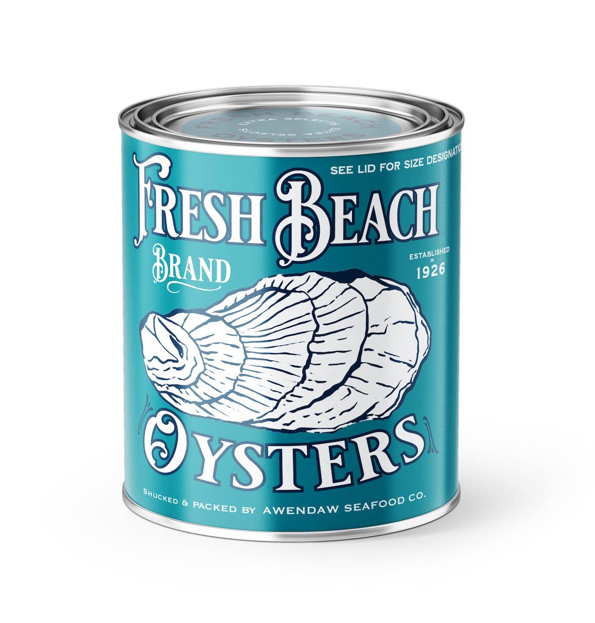 Annapolis Candle - Fresh Beach Oysters Vintage Vintage Style Candle