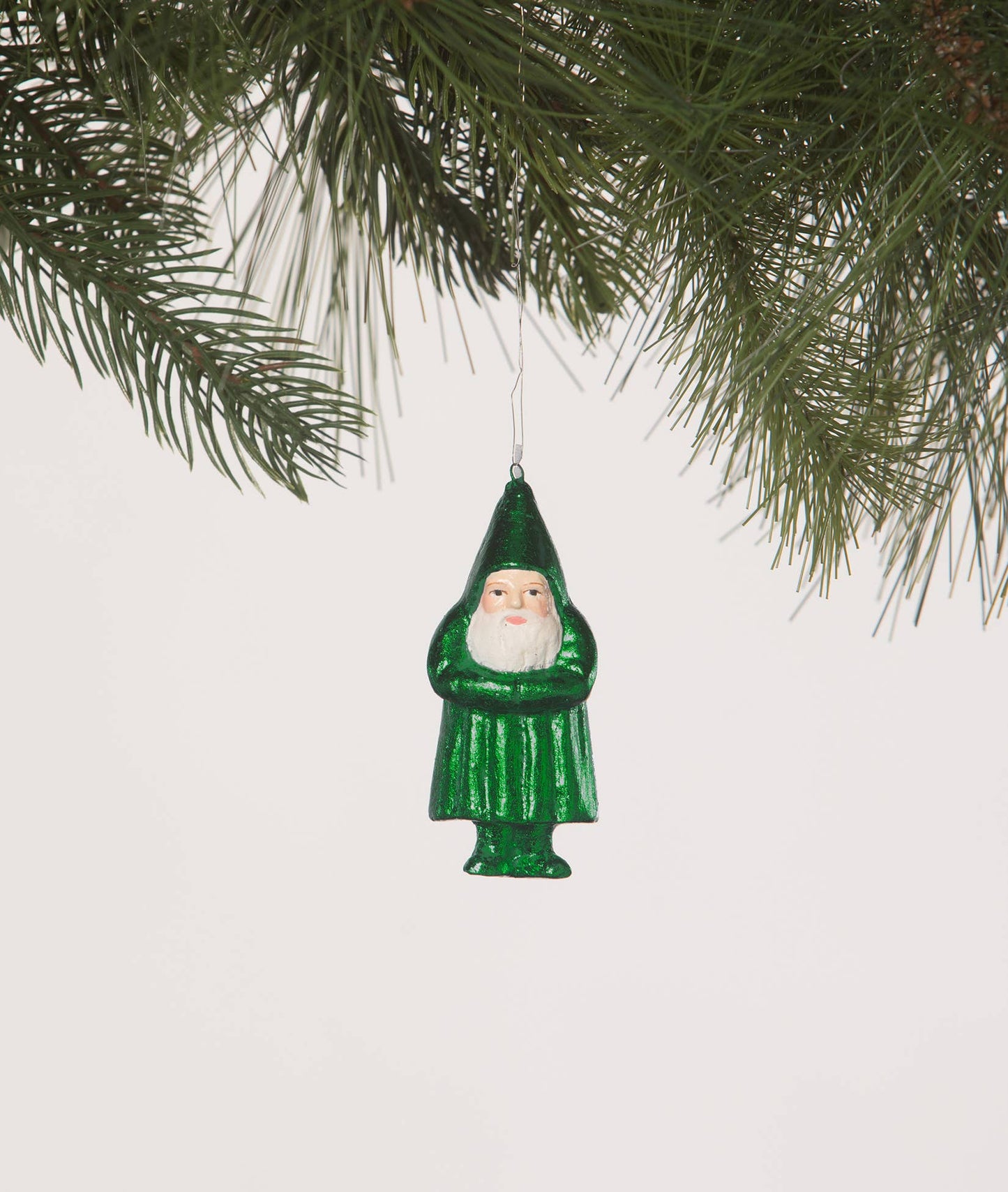 Bethany Lowe Designs - Mini Belsnickle Emerald Ornament