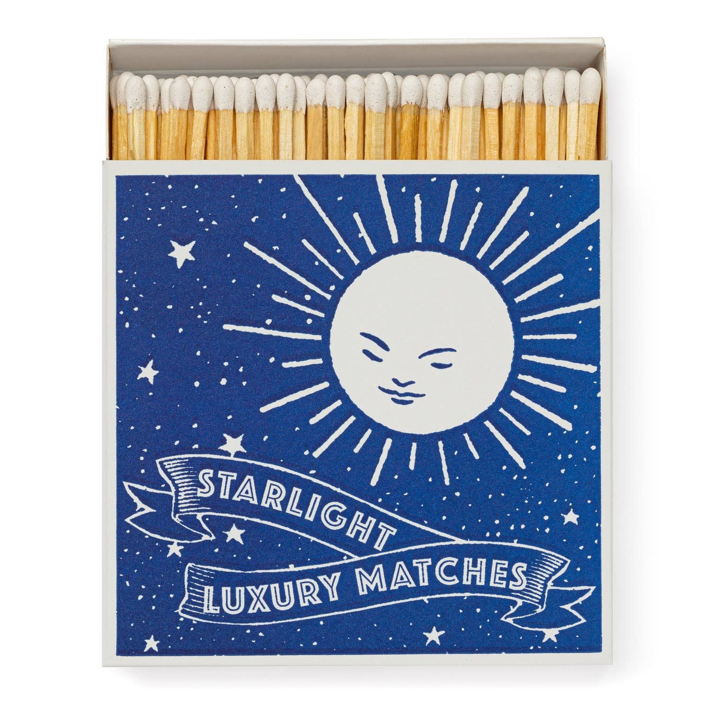 Archivist Gallery - Starlight Square Matchbox - 4x4 - 125 matches