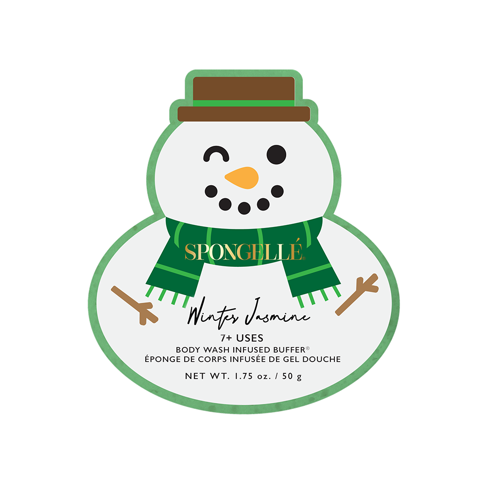 Spongellé - Let It Snow Holiday Snowman Gift Set Christmas Stocking Gift