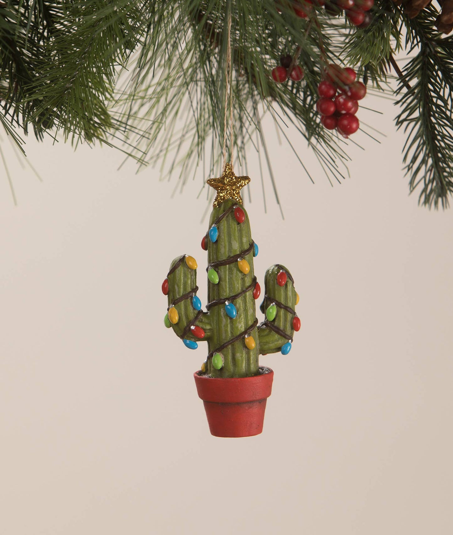 Bethany Lowe Designs - Christmas Cactus Ornament