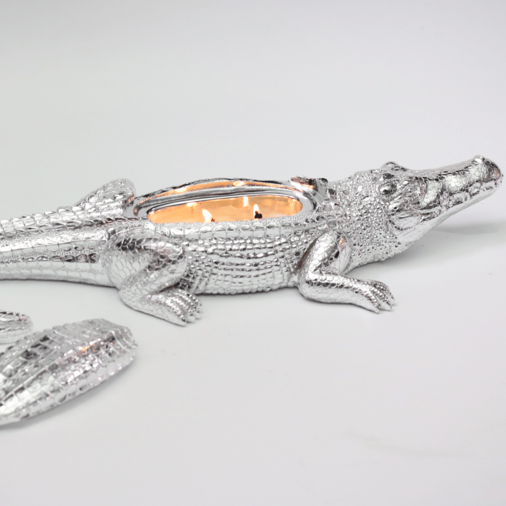 Thompson Ferrier - Silver Grand Alligator Candle