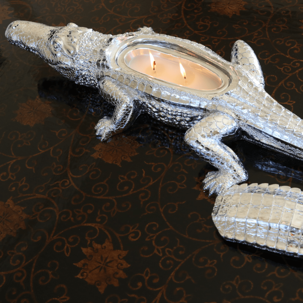 Thompson Ferrier - Silver Grand Alligator Candle
