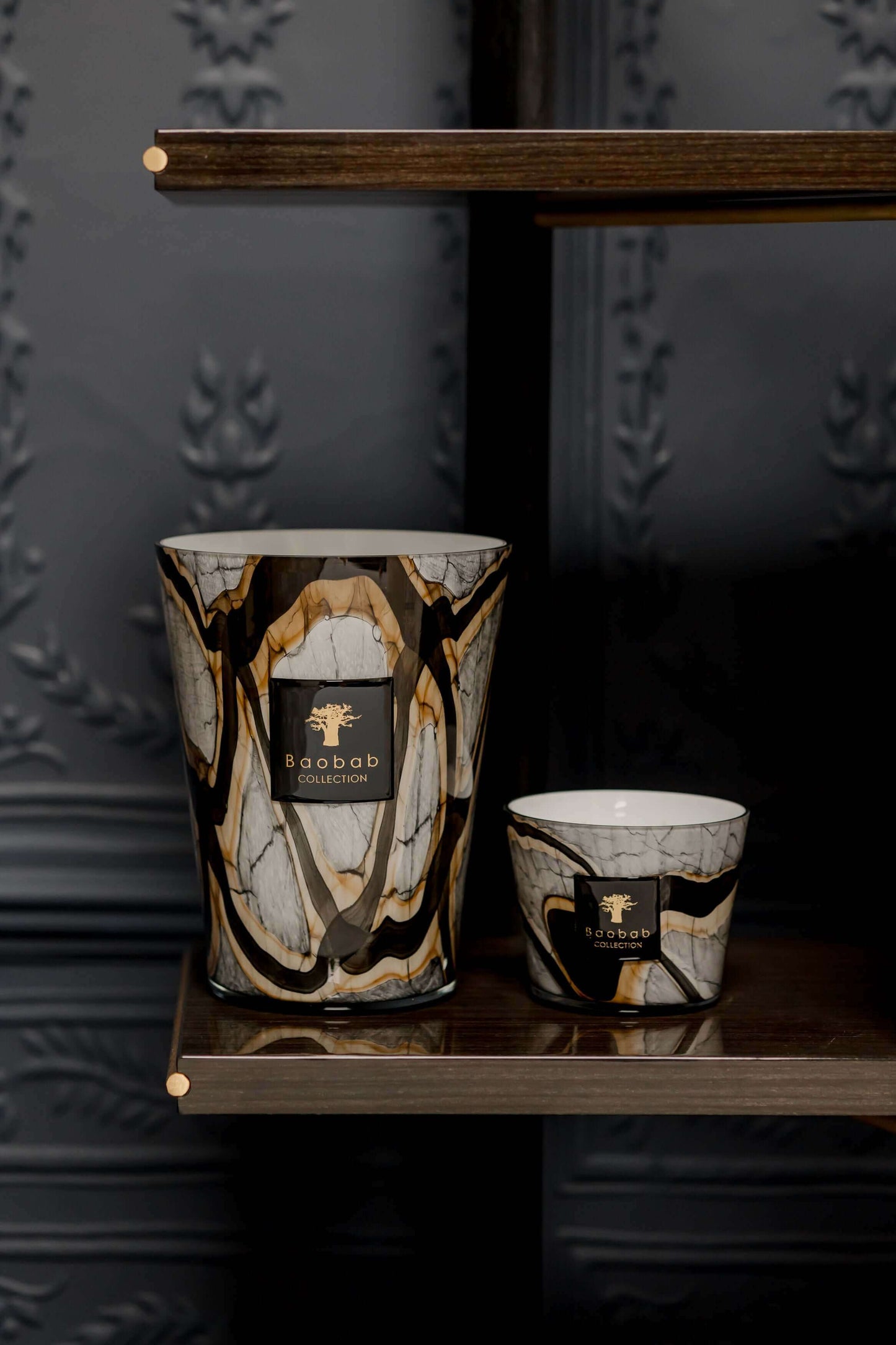 Baobab Collection - Candle Stones Marble - Leather-Tuberose-Berries - MAX10 | Tarvos Boutique (Miami, FL) - Tarvos Boutique