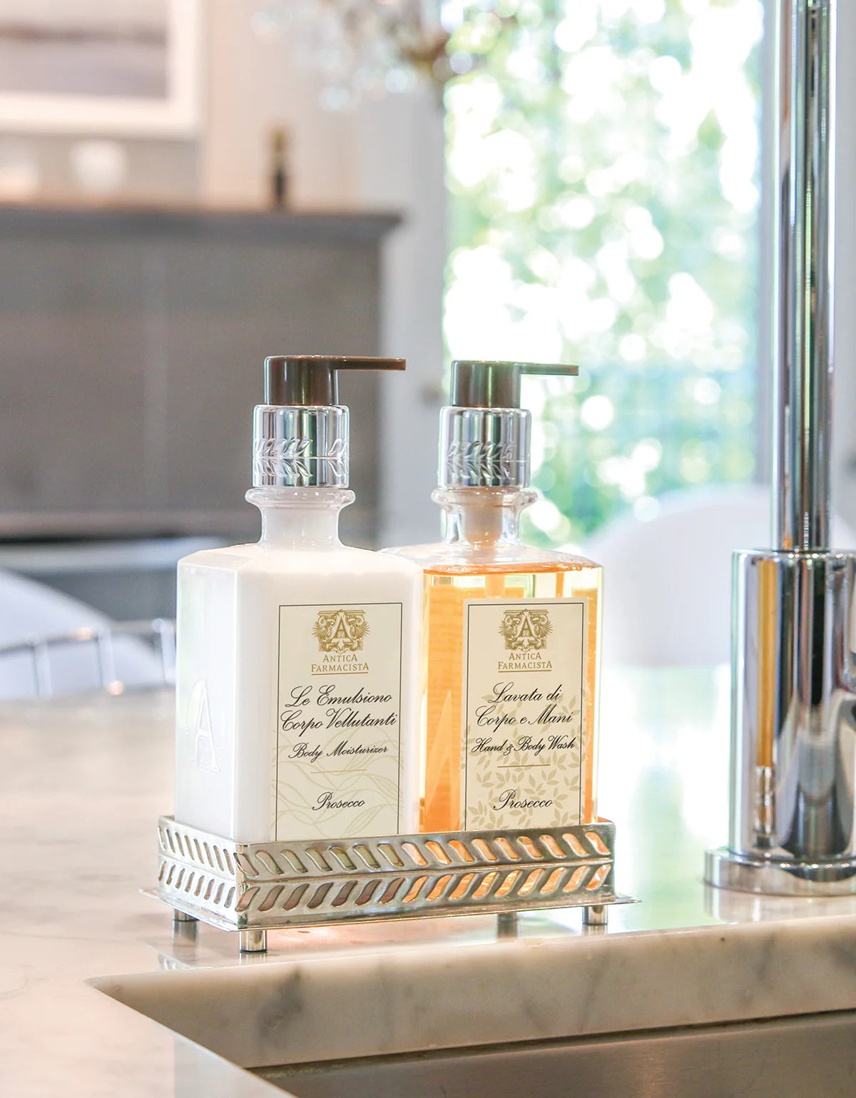 Antica Farmacista - Nickel Tray for Hand Wash and Body Moisturizer