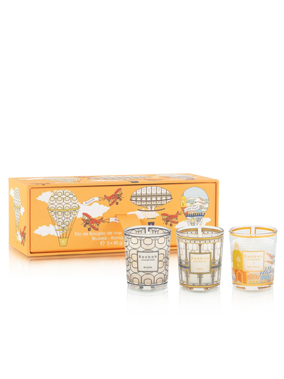 Baobab Collection - TRIO TRAVEL CANDLES BRUSSELS - ROMA - SAINT TROPEZ - Tarvos Boutique