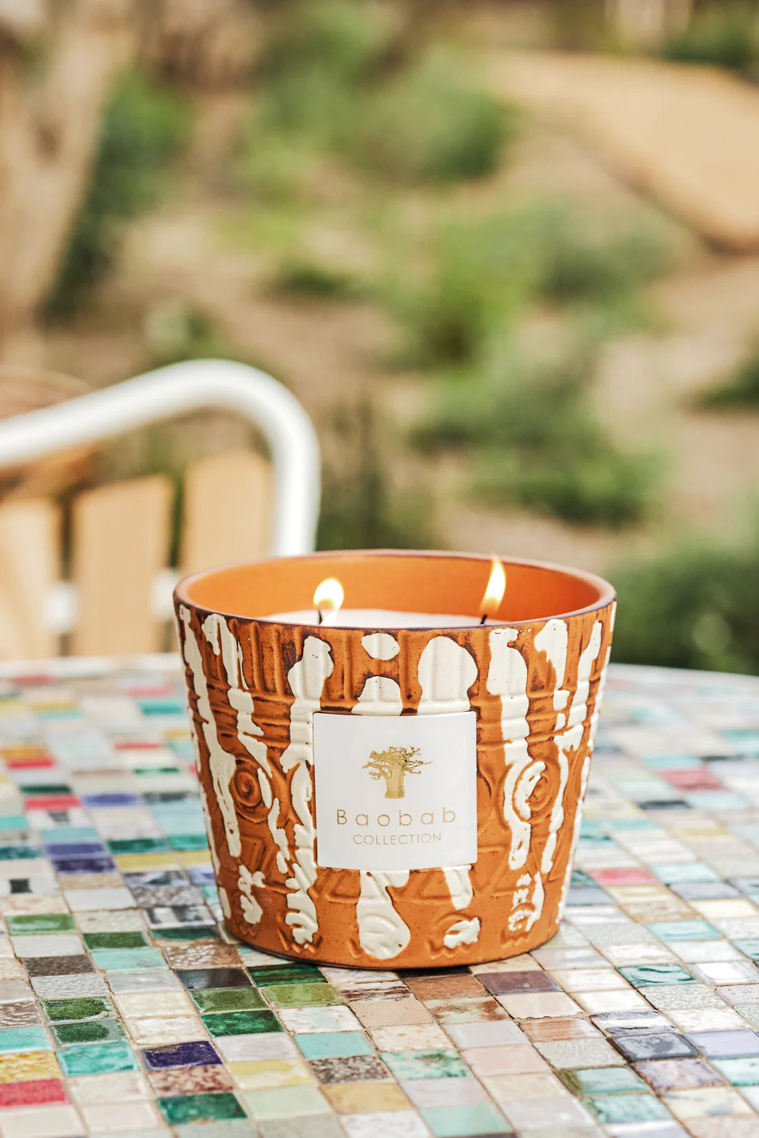 Baobab Collection - Candle Ancient Mark Papunya - Peppermint - Geranium- Driftwood