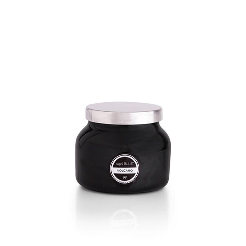 CAPRI BLUE - VOLCANO BLACK SIGNATURE PETITE JAR Candle 8 oz