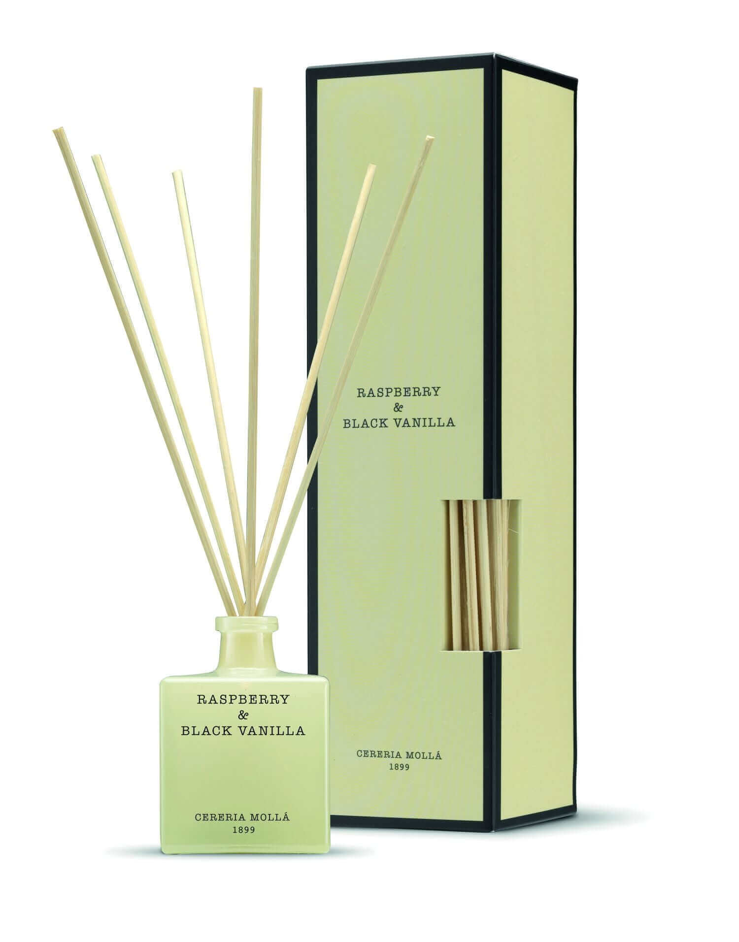 Cereria Molla - Premium Reed Diffuser - Raspberry and Black Vanilla - Tarvos Boutique