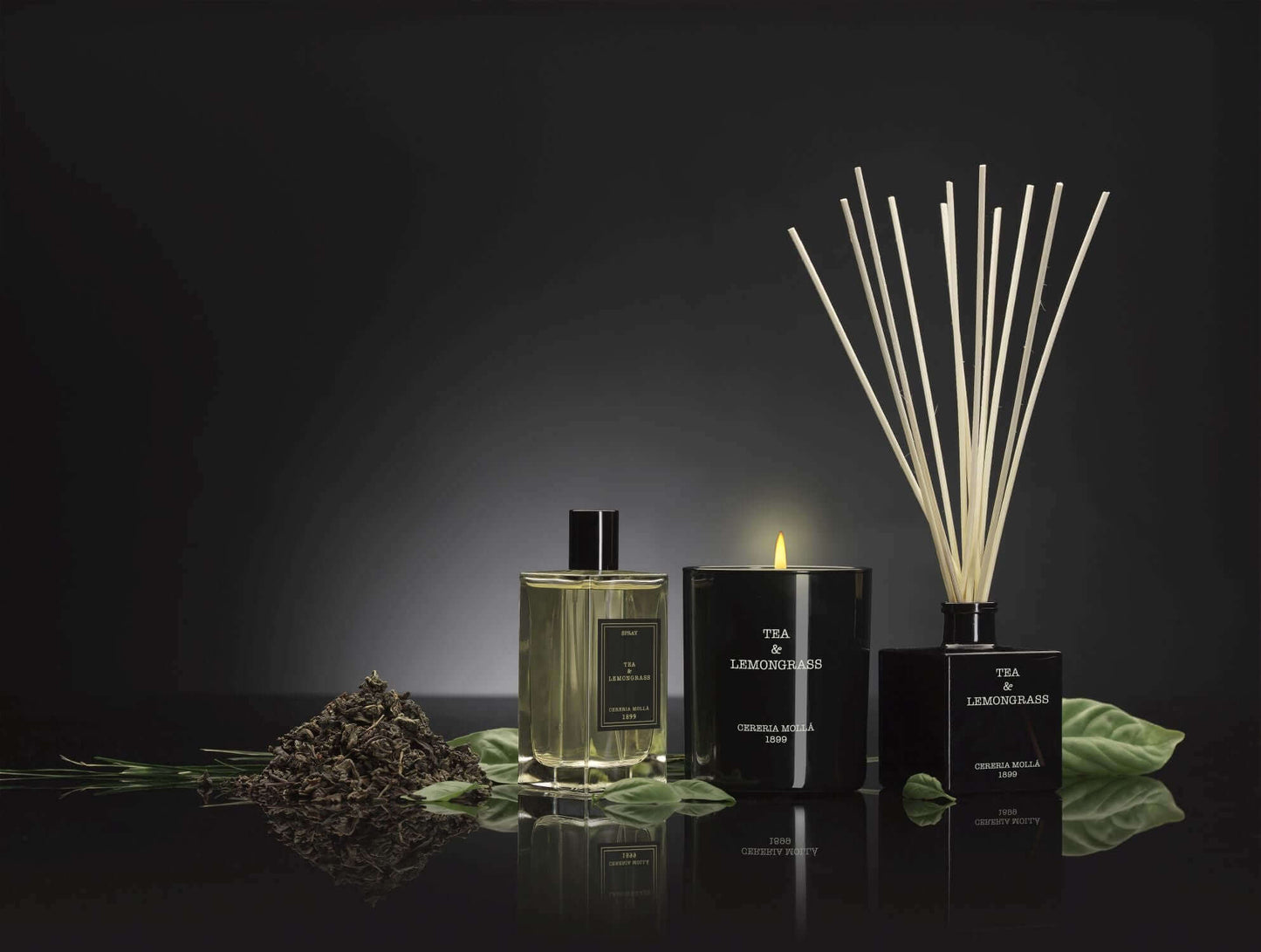 Cereria Molla - Tea & Lemongrass Diffuser - Tarvos Boutique