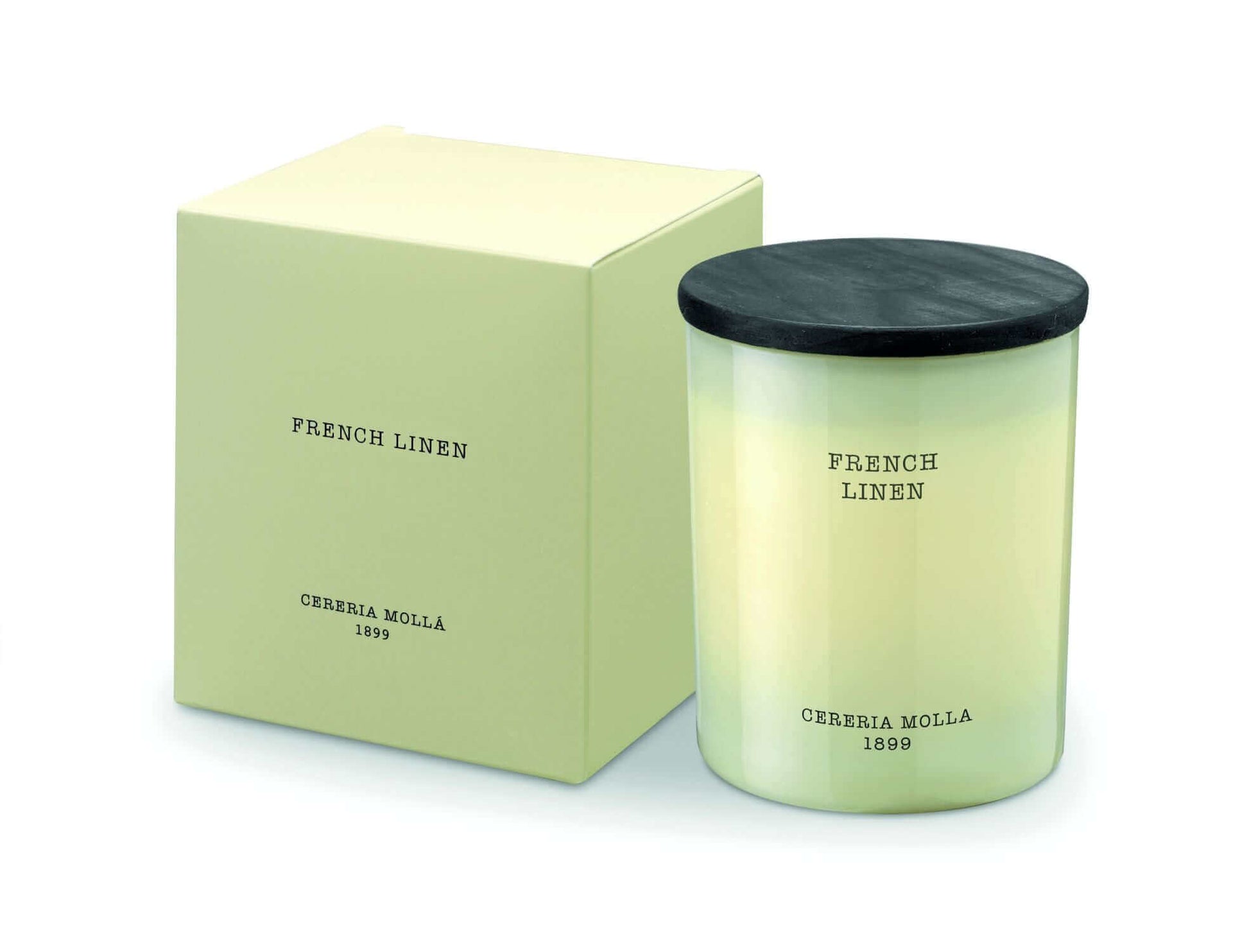 Cereria Molla - French Linen Ivory Premium Candle - 8 0z / 230 g - Tarvos Boutique