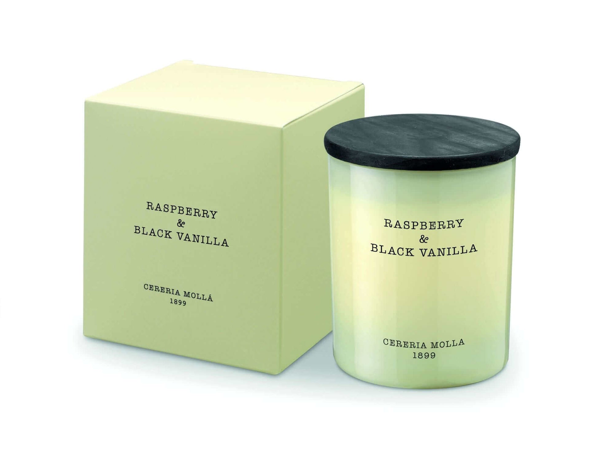 Cereria Molla - Raspberry and Black Vanilla Ivory Premium Candle - 8 oz / 230 g - Tarvos Boutique