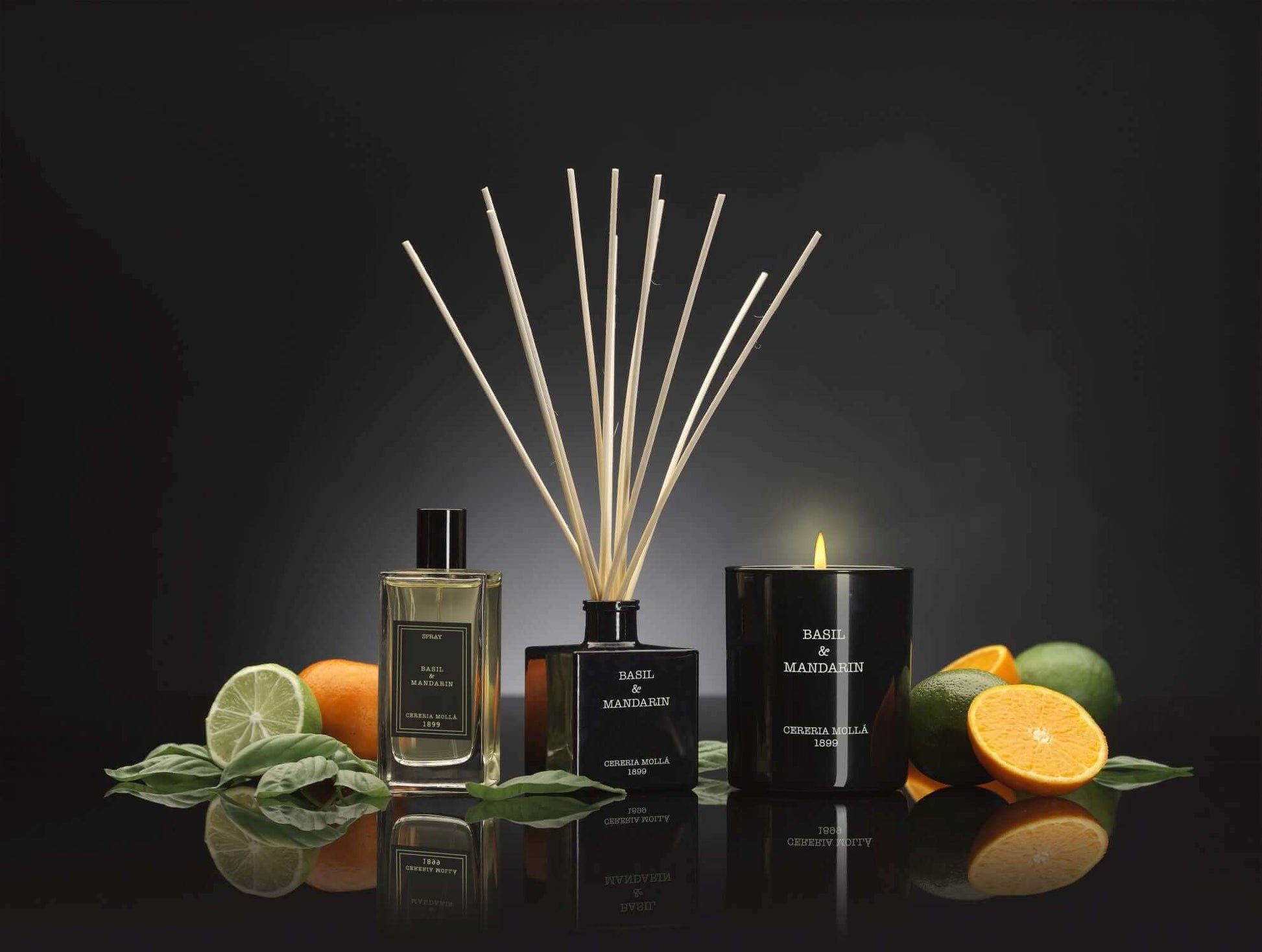 Cereria Molla - Basil & Mandarin Diffuser - Tarvos Boutique