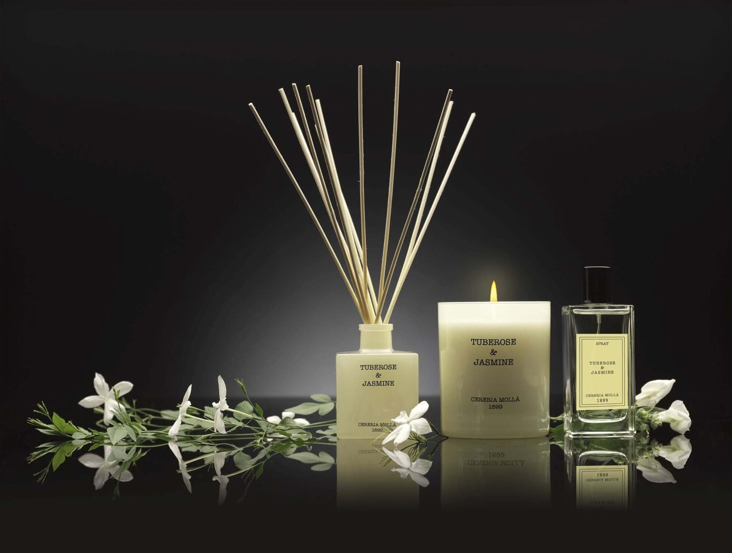 Cereria Molla - Tuberose & Jasmine Diffuser - Tarvos Boutique