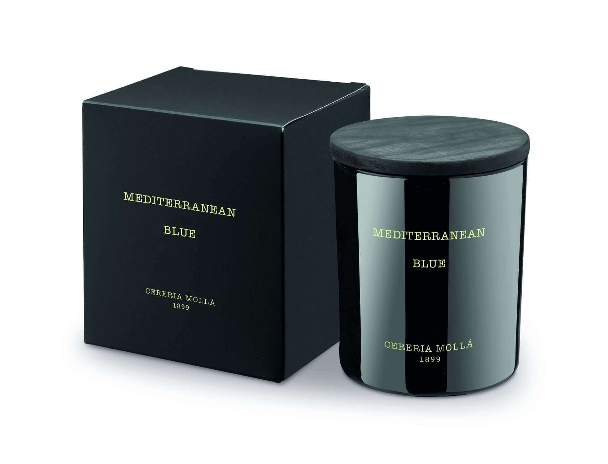 Cereria Molla - Mediterranean Blue Black Premium Candle - 8 oz / 230 g - Tarvos Boutique