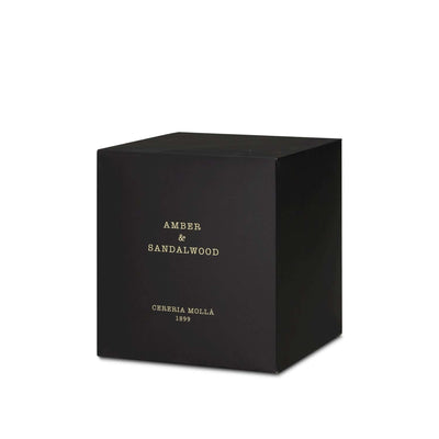 Cereria Molla - Amber & Sandalwood 3 wick XL Candle - 21 oz / 600 g - Tarvos Boutique