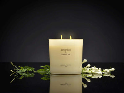 Cereria Molla - Tuberose & Jasmine 3 wick XL Candle - 21 oz / 600 g - Tarvos Boutique
