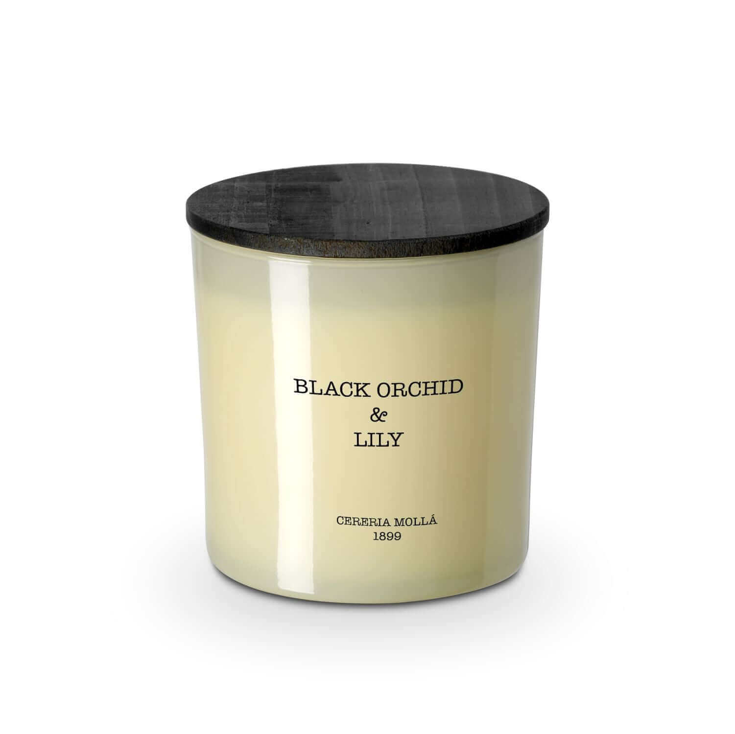 Cereria Molla - Black Orchid & Lily Ivory 3 wick XL Candle - 21 oz / 600 g - Tarvos Boutique