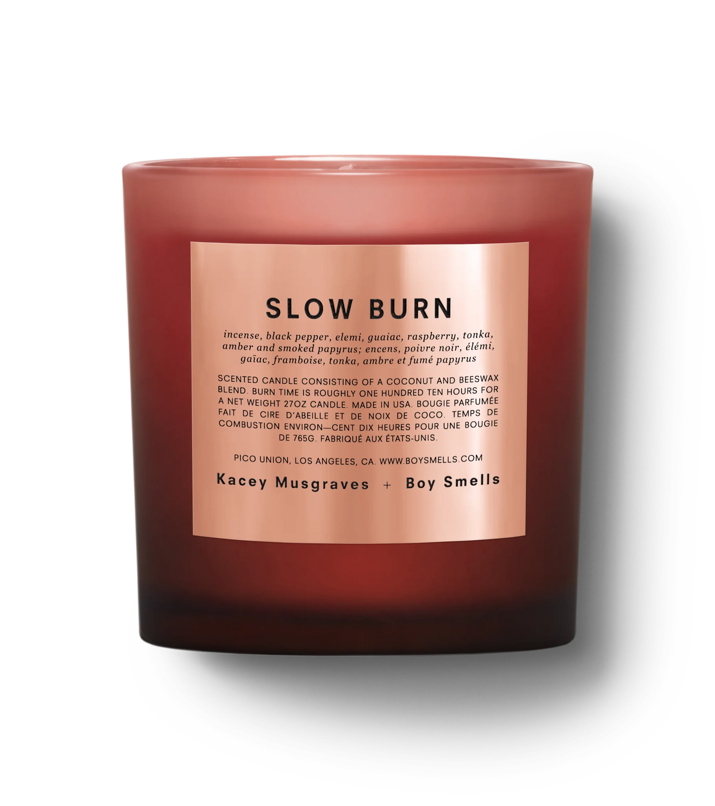 BOY SMELLS - SLOW BURN Candle - SPICY/WOODY