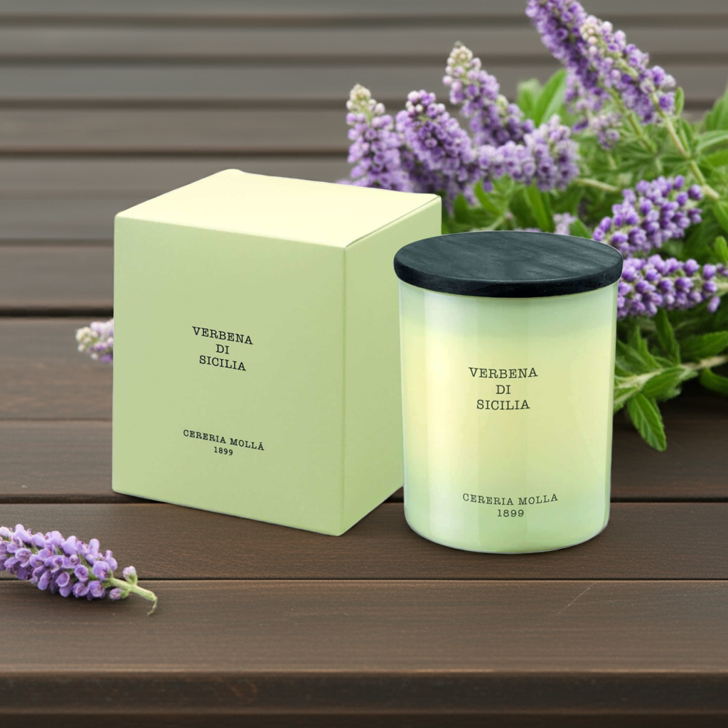 Cereria Molla - Verbena di Sicilia Ivory Premium Candle - 8 oz / 230 g