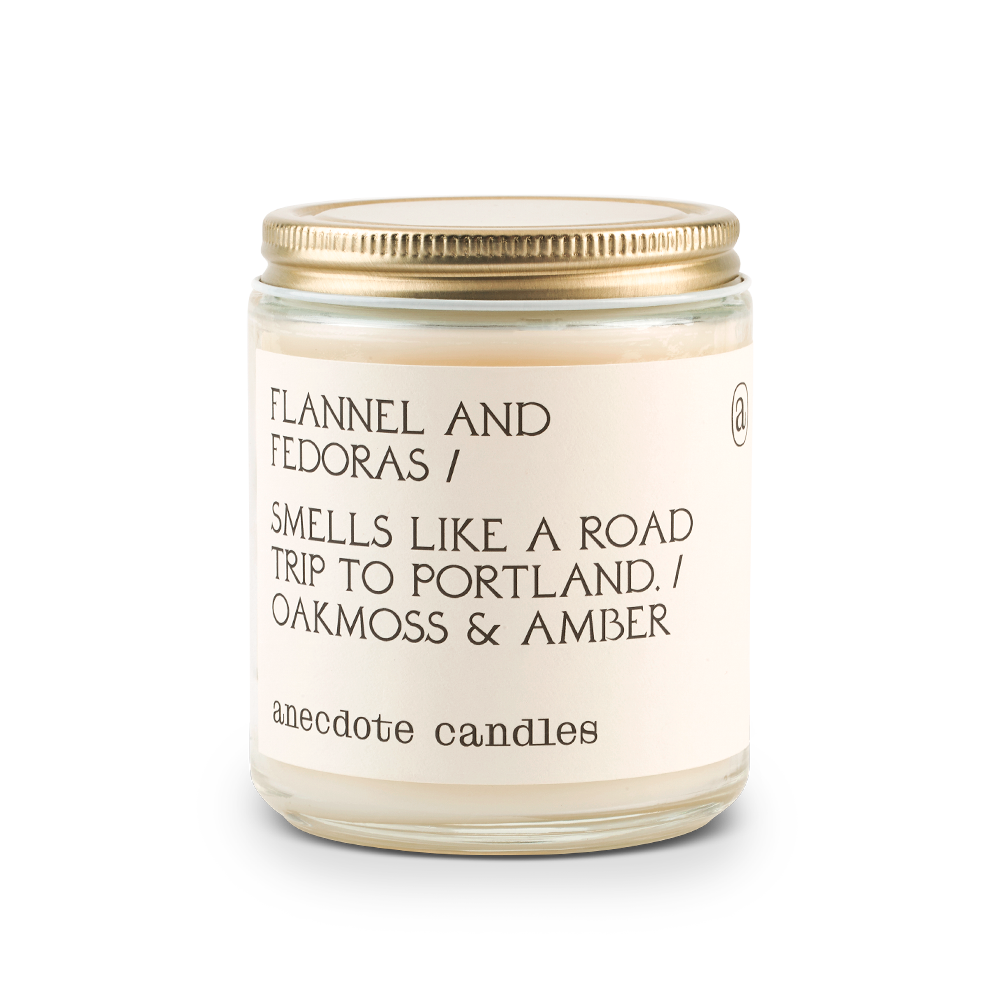 Anecdote Candles - Flannel & Fedoras