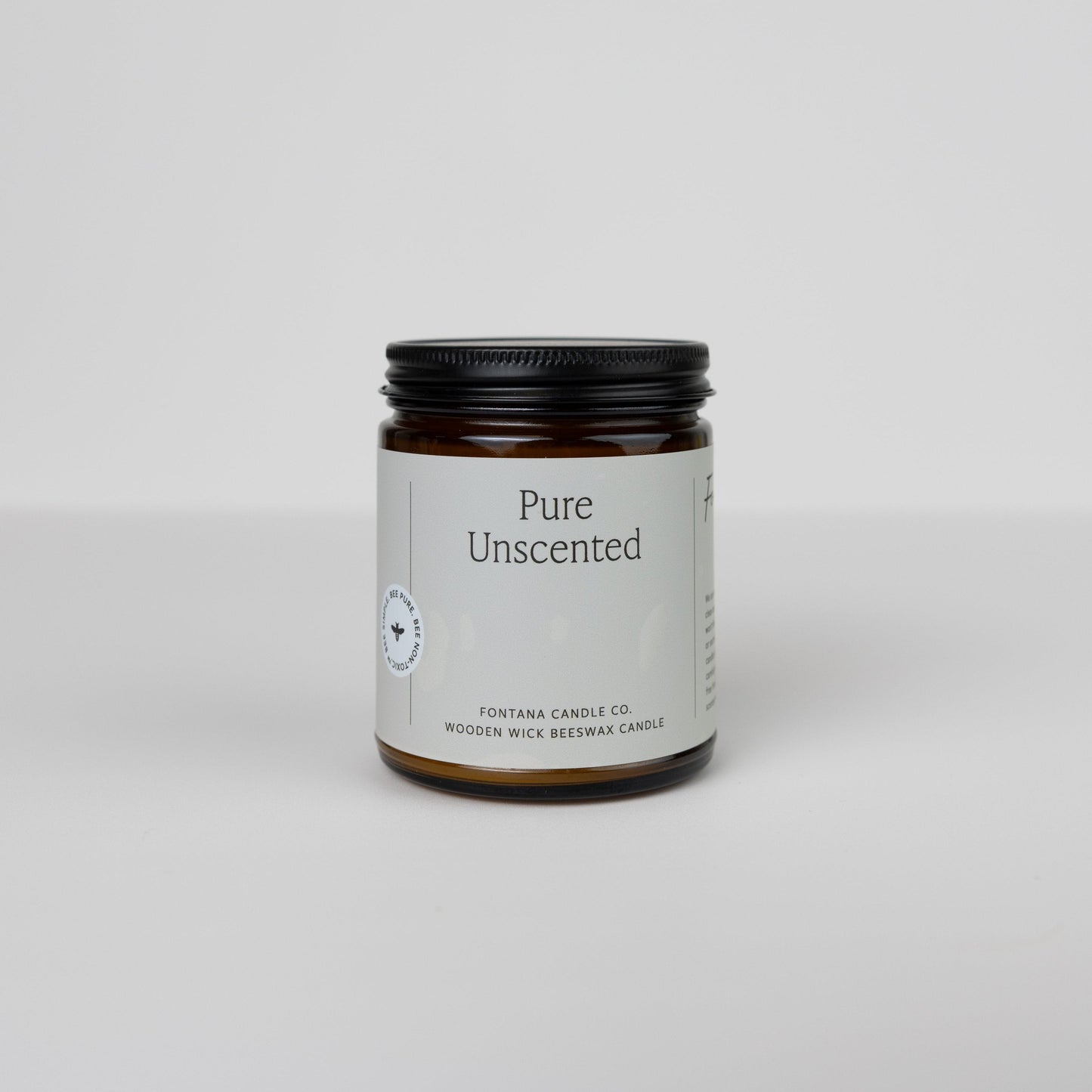 Fontana Candle - Pure Unscented Jar Candle