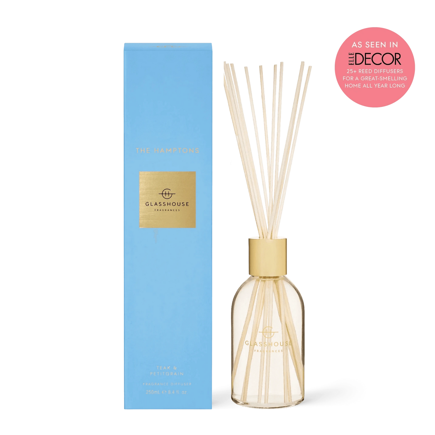 GLASSHOUSE FRAGRANCES - The Hamptons 8.4 fl oz. Fragrance Diffuser - Tarvos Boutique