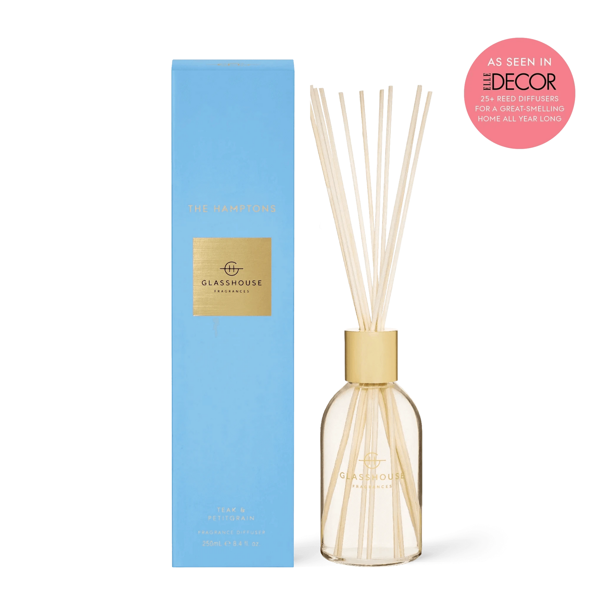 GLASSHOUSE FRAGRANCES - The Hamptons 8.4 fl oz. Fragrance Diffuser - Tarvos Boutique