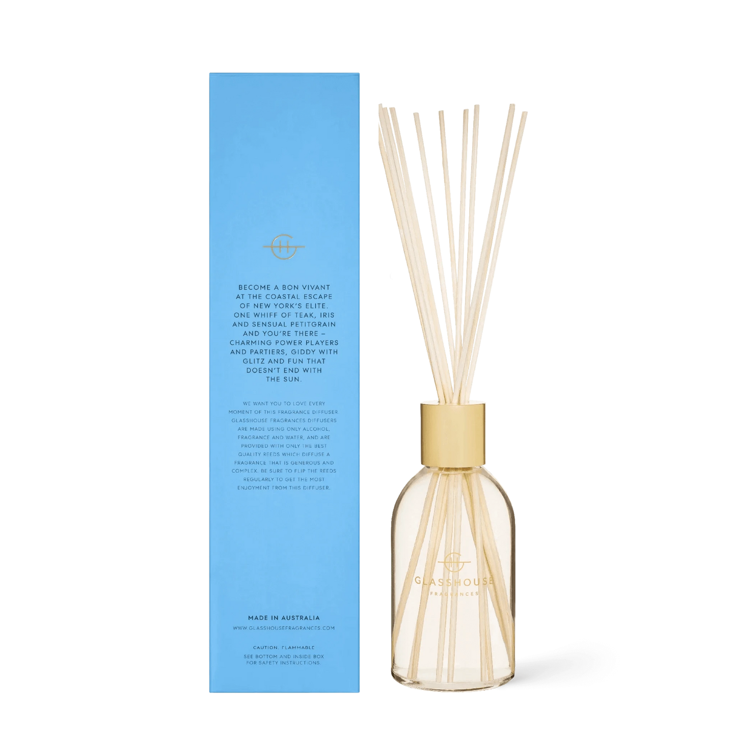 GLASSHOUSE FRAGRANCES - The Hamptons 8.4 fl oz. Fragrance Diffuser - Tarvos Boutique