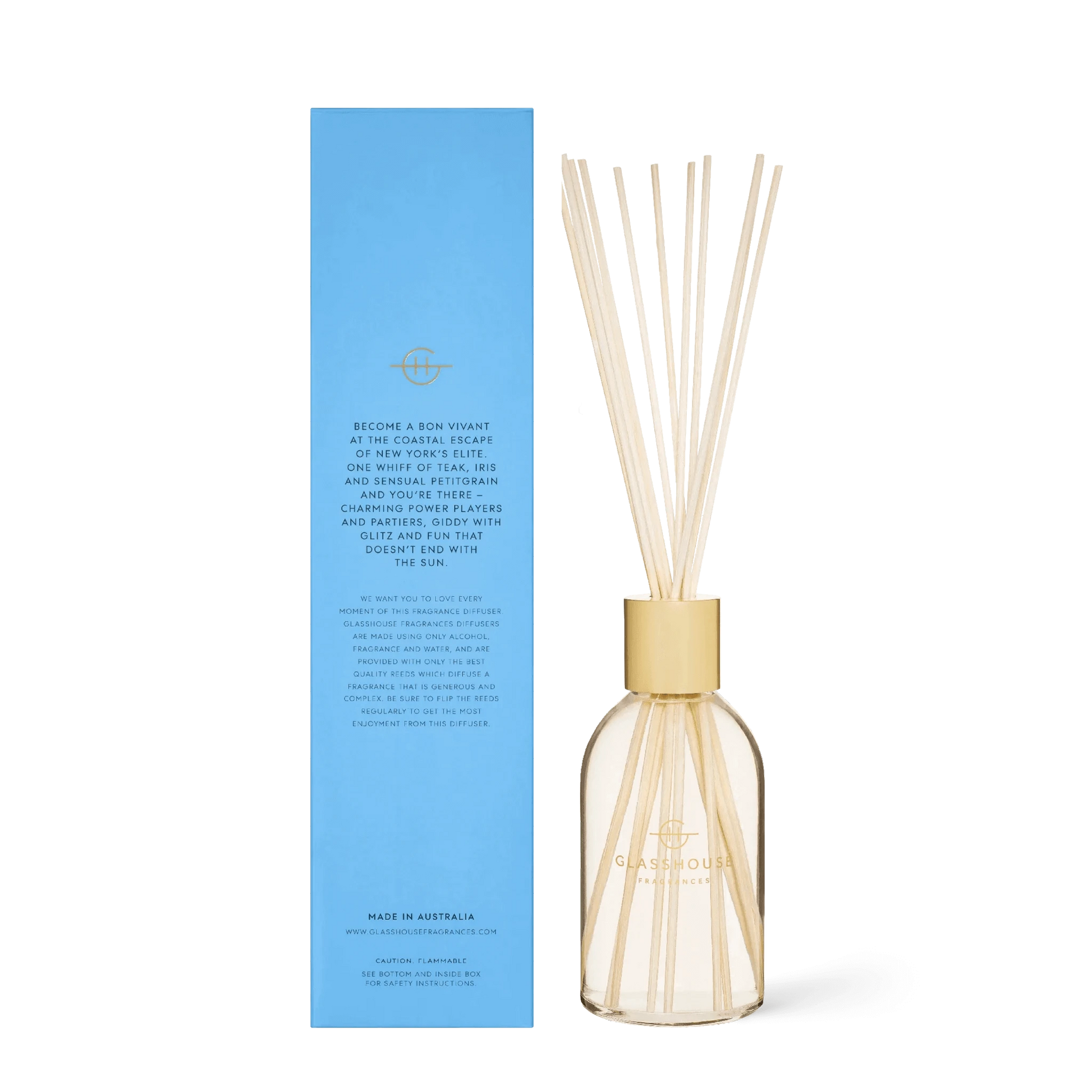 GLASSHOUSE FRAGRANCES - The Hamptons 8.4 fl oz. Fragrance Diffuser - Tarvos Boutique