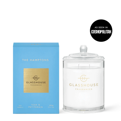 GLASSHOUSE FRAGRANCES - The Hamptons 13.4 oz. Triple Scented Candle - Tarvos Boutique
